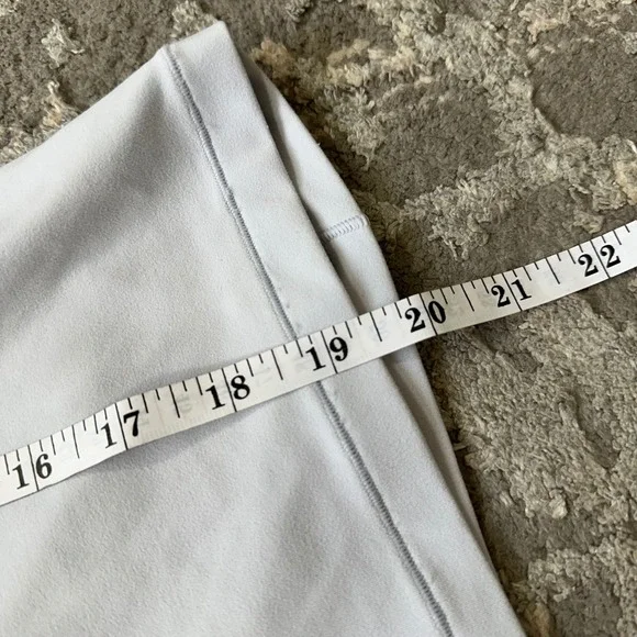 Athleta Womens High Neck Open Back Active Tank Top Light Blue Grey Size S P - Picture 6 of 6